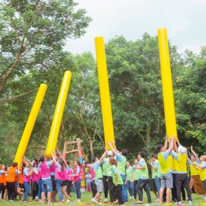 TeamBuilding tai truc an vien village 3