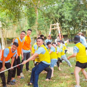 TeamBuilding tai truc an vien village 4